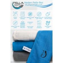 Pella Active Çamaşır Suyu Ile Kullanılabilen Tek Mikrofiber Bez 15'li Temizlik Bezi