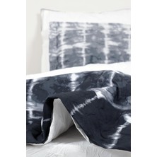 Ecocotton Galia Tek Kişilik Nevresim Takımı %100 Pamuk Ütü Istemeyen Baskılı Siyah 160X220 cm