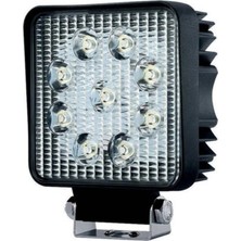 Hubstein 26W Kare 9 Ledli Sis Farı Off Road Çalışma Tekne Lambası