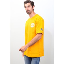 Sar-Esh Orange Company Sırt Baskılı 3 Iplikli Oversize T-Shirt