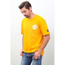 Sar-Esh Orange Company Sırt Baskılı 3 Iplikli Oversize T-Shirt