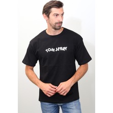 Sar-Esh Tom And Jerry Sırt Baskılı T-Shirt