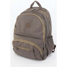 Lifonbag Unisex Çok Bölmeli Suya Dayanıklı Büyük Boy Sırt Çantası Krinkıl Kumaş Özellikleriyle