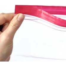 IKEA Istad  Kilitlenebilir Buzdolabı Poşeti, Kırmızı-Pembe, 2,5 Lt x 1,2 Lt, 50 Adet