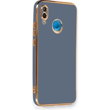 Plus Samsung A20 / A30 ile Uyumlu Platin Krom Volet Kılıf