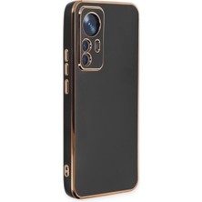 Plus Xiaomi Mi 12T / Mi 12T Pro ile Uyumlu Platin Krom Volet Kılıf