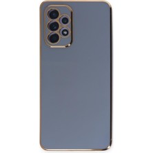 Plus Samsung A52 / A52S ile Uyumlu Platin Krom Volet Kılıf