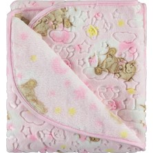 Civil Baby Bebek Peluş Battaniye 100X120 cm Pembe