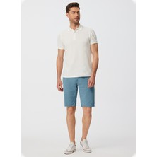 Lee Cooper Slim Fit Indigo Erkek Şort 232 Lcm 221014 Stowas Indıgo