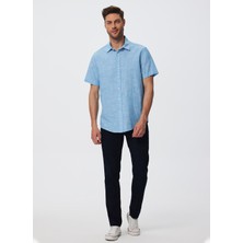 Lee Cooper Andre Erkek Dokuma Gömlek Mınt