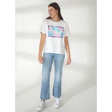 Denim Trip ROSIE Bootcut Fit Açık İndigo Kadın Jean Pantolon