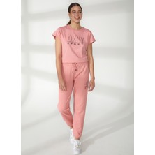 Dkny Jeans Bisiklet Yaka Düz Bronz Kadın T-Shirt DP2P3182