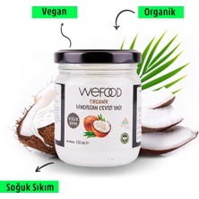 Wefood Organik Hindistan Cevizi Yağı 150 ml 2'li (Soğuk Sıkım) 8681749104048