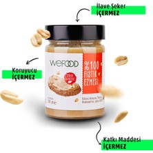 Wefood Şekersiz Sade %100 Fıstık Ezmesi 300 gr 3'lü 8683347030705