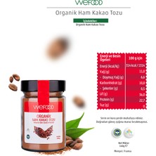 Wefood Organik Ham Kakao Tozu 2' li 140 gr 8681749103072