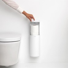 Brabantia Evrekala Shop Banyo Tuvalet Seti Brabantia Tuvalet Fırçası - Tuvalet Kağıtlığı - Saklama Kutusu