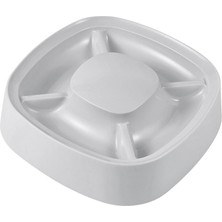 Belovee Cat Bowl Pet Yemekleri Tepsi 4 Bölme Izgarası Yemek ve Içme Kase Şık Gri (Yurt Dışından)