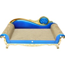 Belovee Kedi Scratcher Nest Yatak Pet Sofa Kedi Oynamak Için Halılar ve Kanepeler 70CMX28CMX31CM Mavi (Yurt Dışından)