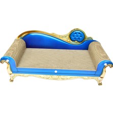 Belovee Kedi Scratcher Nest Yatak Pet Sofa Kedi Oynamak Için Halılar ve Kanepeler 70CMX28CMX31CM Mavi (Yurt Dışından)