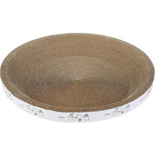 Belovee Kediler Scratcher Karton Kedi Çizici Yatak Salonu Kase Kanepe Oluklu Çizik 43CM (Yurt Dışından)