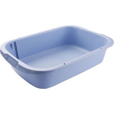 Belovee Pet Dökme Tepsisi Lazımlık Tuvalet Açık Çöp Kutusu Yüksek Kenar Hamster Mavi 52X35X12CM (Yurt Dışından)