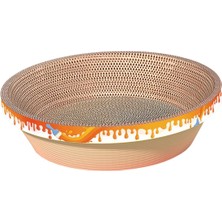 Belovee Kediler Scratcher Karton Salonu Yatak Kazık Padleri Kase Çırpma Oluklu Fırça 43X43X11CM (Yurt Dışından)