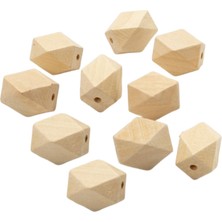 Belovee 10 Adet Ahşap Boncuklar Gevşek Boncuklar 2CMX3CM Küpe Kolye Parti Süsleri Renk (Yurt Dışından)