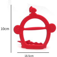 Belovee Silikon Bebek Molar Çubuk Oyuncak Yumuşak Anti -Yemek El Yatıştırıcı Diş Çıkarma Diş Çıkarma Kırmızı (Yurt Dışından)