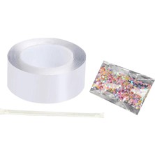 Belovee Darbe Bubbles Çift Taraflı Bant Kancaları Montaj Bant Dıy Üretim Ofis Hediyesi 200CMX3CMX0.1CM (Yurt Dışından)