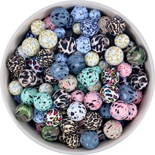 Belovee Bebek Silikon Teether Boncuklar Bpa Ücretsiz Gıda Sınıfı 3 Adet (Yurt Dışından)