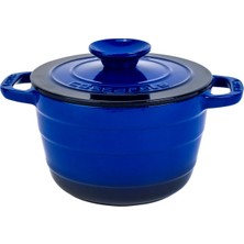 Lava Döküm Yuvarlak Tencere Döküm Demir Kapak Experience Serisi ÇAP(Ø)23CM