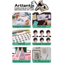 Artlantis Fotoğraf Baskı Kağıdı A-4 200 Gr/m2 100'LÜ 1 Paket A4 Fotoğraf Kağıdı Ofis ve Ev Tipi Mürekkepli Yazıcılar Için