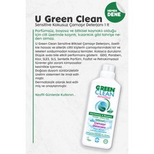 U Green Clean Green Clean Sensıtıve Kokusuz Çamaşır Deterjanı 1 L