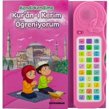 Sesli Elif Ba Kuranı Kerim Öğreten Cihaz Seti Kitaplı Pembe