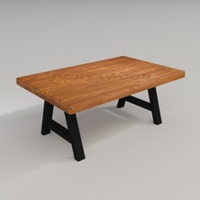 Deryawood Masif Ahşap Laurus Orta Sehpa 85*100*45 cm