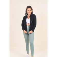 Women Update Fermuarlı Kapüşonlu Sweatshirt