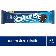 Oreo Original Bisküvi 154gr - 4 Adet