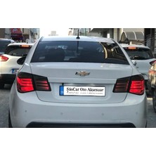 ŞüsCarOto Aksesuar Chevrolet Cruze Bagaj Üstü Spoiler Bagaj Çıtası Parlak Beyaz