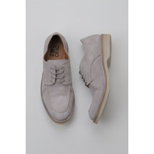Bueno Shoes Gri Süet Erkek Klasik Ayakkabı 10M00741