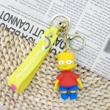 Bade Hediyelik Efsane Karakter Simpsons Bart Simpson Anahtarlık ve Çanta Aksesuarı