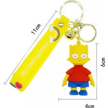 Bade Hediyelik Efsane Karakter Simpsons Bart Simpson Anahtarlık ve Çanta Aksesuarı