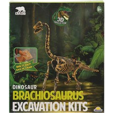 Crazoo 3D Fosil Kazı Seti: Dinozor Brachiosaurus