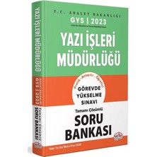 Editör Yayınları 2023 GYS Adalet Bakanlığı Yazı Işleri Müdürlüğü Soru Bankası Görevde Yükselme