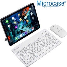 Microcase Tablet ve Telefonlar Için Bluetooth Klavye ve Mouse Set - AL3476 BEYAZ