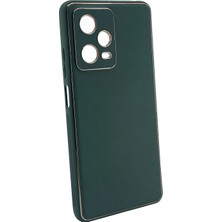 Nettech Xiaomi Redmi Note 12 Pro Uyumlu Coco Leather Seri Arka Koruma Kılıf