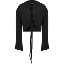 ROMAN Dekolteli Bluz Siyah Y2313018_001