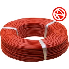 Amass Yumuşak Silikon 14 Awg Kırmızı Kablo 1 Metre