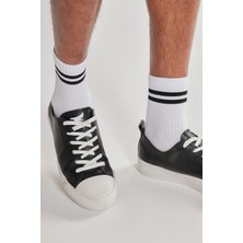 Altınyıldız Classics Erkek Siyah Bağcıklı Esnek Rahat Taban Desensiz Sneaker Ayakkabı