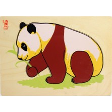 Işık Yayın Oyuncak Panda Ahşap Puzzle