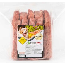 Gurmeraw Barf Plus - 5-20KG Çiğ Köpek Maması Barf - 100 Gr’lık Porsiyonlar Halinde Gurme